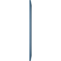 Екена Милуърк 12 в 34 х вярно Фит ПВЦ един панел Шеврон модерен стил фиксирани монтажни щори, престой синьо