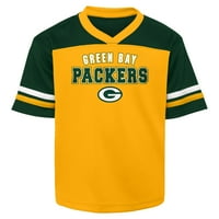 Тениска на логото на Toddler Gold Green Green Bay Packers