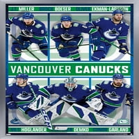 Ванкувър Canucks - Team Wall Poster, 14.725 22.375 FRAMED