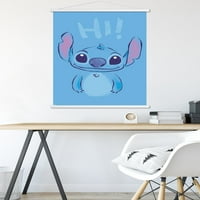 Disney Lilo и Stitch - Hi Tall Poster с дървена магнитна рамка, 22.375 34