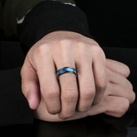 Simu от неръждаема стомана пръстени за мъже жени титаниев пръстен мъже Популярен изискан пръстен Прости модни бижута Популярни