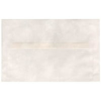 Хартия и плик Прозрачни обвивки за покана за велум, 1 2, бял облак, на пакет