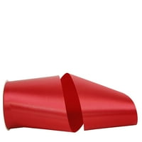 Хартия за всички повод Apple Red Polyester Allure Единично лице на сатена лента, 1800 6