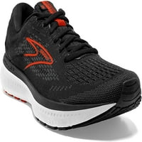 Брукс глицерин Мъжки неутрална обувка за бягане - Черно сиво червена глина - 10.5