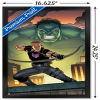 Marvel Comics - Hawkeye and Hulk - Обвиняемият # Wall Poster, 14.725 22.375