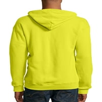 Hanes Men's and Big Men's EcoSmart Fleece Full Zip Hooded яке, до размер 3XL