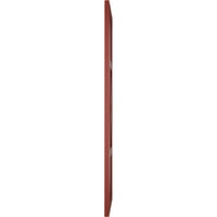 Екена Милуърк 15 в 64 х Фит ПВЦ център х-бордови ролетни ролетни щори, червен пипер