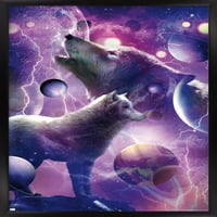 Джеймс Букър - Космически вълци вият стенен плакат, 14.725 22.375 рамки