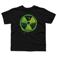 Радиоактивни момчета Черен графичен тройник - Дизайн от хора XL