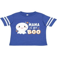 Inktastic Mama е моята бута със сладък призрак Подарък Toddler Boy или Thddler Girl тениска