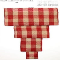 Хартия геометрични проверки чай-боя, червено, 4 инча 10д, 1 пакет