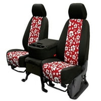 Caltrend предни кофи Neosupreme седалки за 2011- Ford F-- FD538-32nn Hawaii Red вложка с черна облицовка