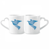 Origa Blue Pigeon Pattern двойка порцеланов комплект CERAC LOVER CUP HARNER