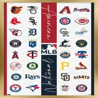 Лига - Лого Плакат За Стена, 22.375 34 В Рамка