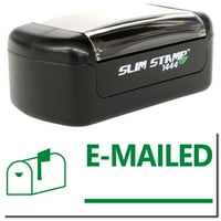 Slim Pre-Anciled Изпратих по имейл с Mailbo Stamp, Slim 1444, Ultra Slim Design, Размер на впечатления 1 2 от 1-3 4