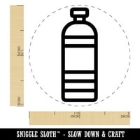 Икона на бутилка с вода каучук печат за скрапбукинг щамповане - среден