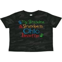 Inktastic Ohio Баба обича ме подарък за малко дете или тениска за момиче