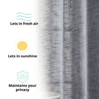 Харли Фау Бельо текстурирани полу Отвесни неприкосновеността на личния живот слънчева светлина филтриране прозрачен прозорец втулка