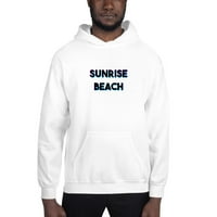 3XL Tri Color Sunrise Beach Hoodie Pullover Sweatshirt от неопределени подаръци