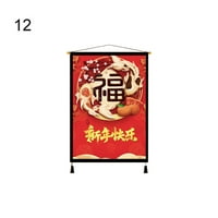 Taluosi Нова година банер китайски стил стриймър карикатура висяща висулка дом орнамент
