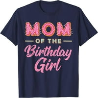 Сладка поничка мама рожден ден риза сладък семейство поничка bday тениска