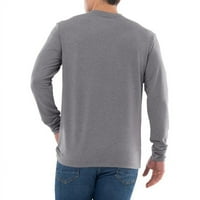 Мъжка Френска хавлиена тениска с дълъг ръкав, Размери ХС-5ХЛ