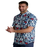 Мъжка риза с къс ръкав, Размери ХС-4ХБ