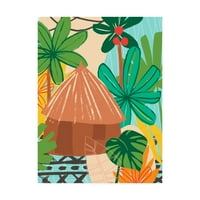 Търговска марка изобразително изкуство джунгла в платно изкуство от юни Ерика Вес