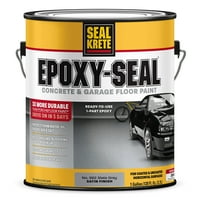 Slate Grey, Seal Krete епоксиден бетон и гаражна подла боя-317395, галон