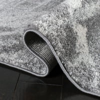 Tulum aleah Резюме килим, 9 '12', слонова кост сиво