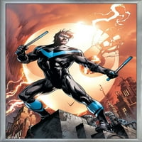 Комикси - Nightwing - Плакат за огнена стена, 22.375 34