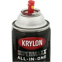 Krylon Superma All-in-One Paint + Primer Spray Paint, Gloss, Banner Red, Oz