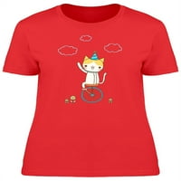 Сладко коте на женски тениска на тениска -изображения от Shutterstock, женска среда