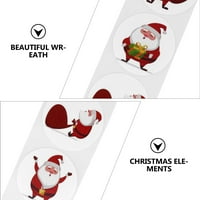 Roll Christmas прекрасни стикери за подаръци самозалепващи пакетни стикери
