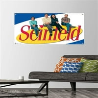 Seinfeld - Плакат за стена с лого с бутални щифтове, 22.375 34
