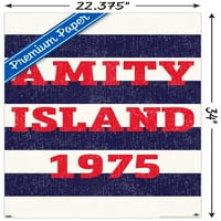 Челюсти - Амити Остров Стенски плакат, 22.375 34